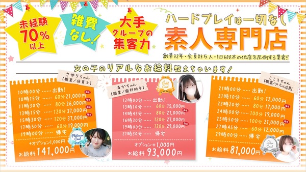 ショップ名の求人・体入情報