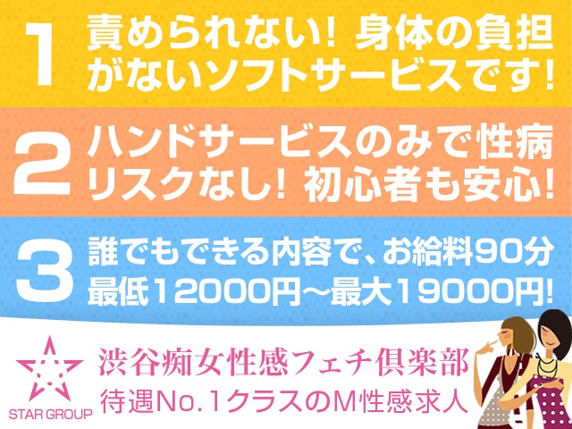 渋谷痴女性感フェチ倶楽部の求人