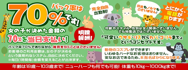 デリヘル動物園　柏店の求人