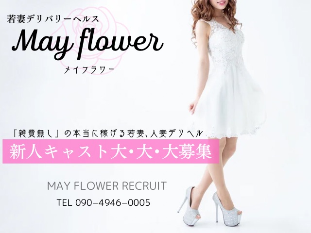 若妻デリバリーヘルス　メイフラワーの求人
