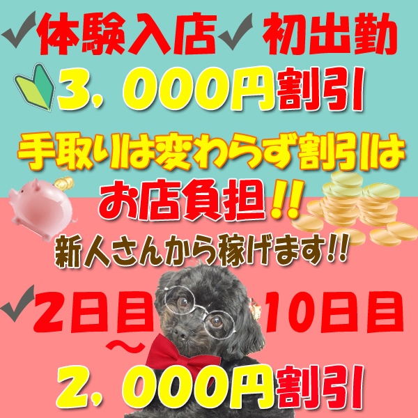 ★新人優待期間あります★