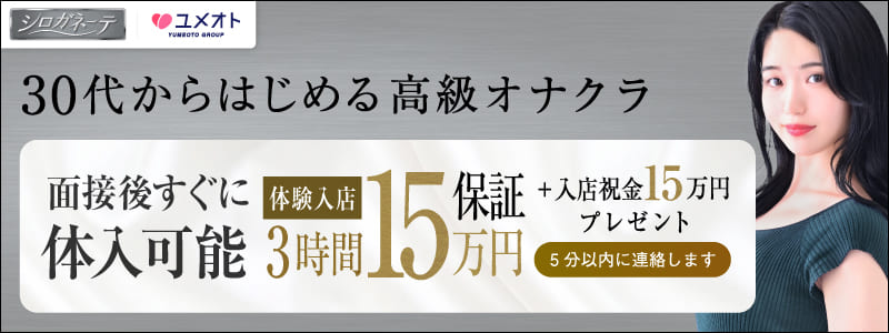 シロガネーテの即日体入求人