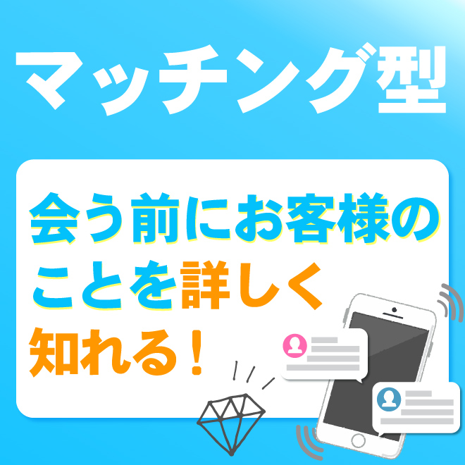 新感覚の《マッチング型》デリヘル!!