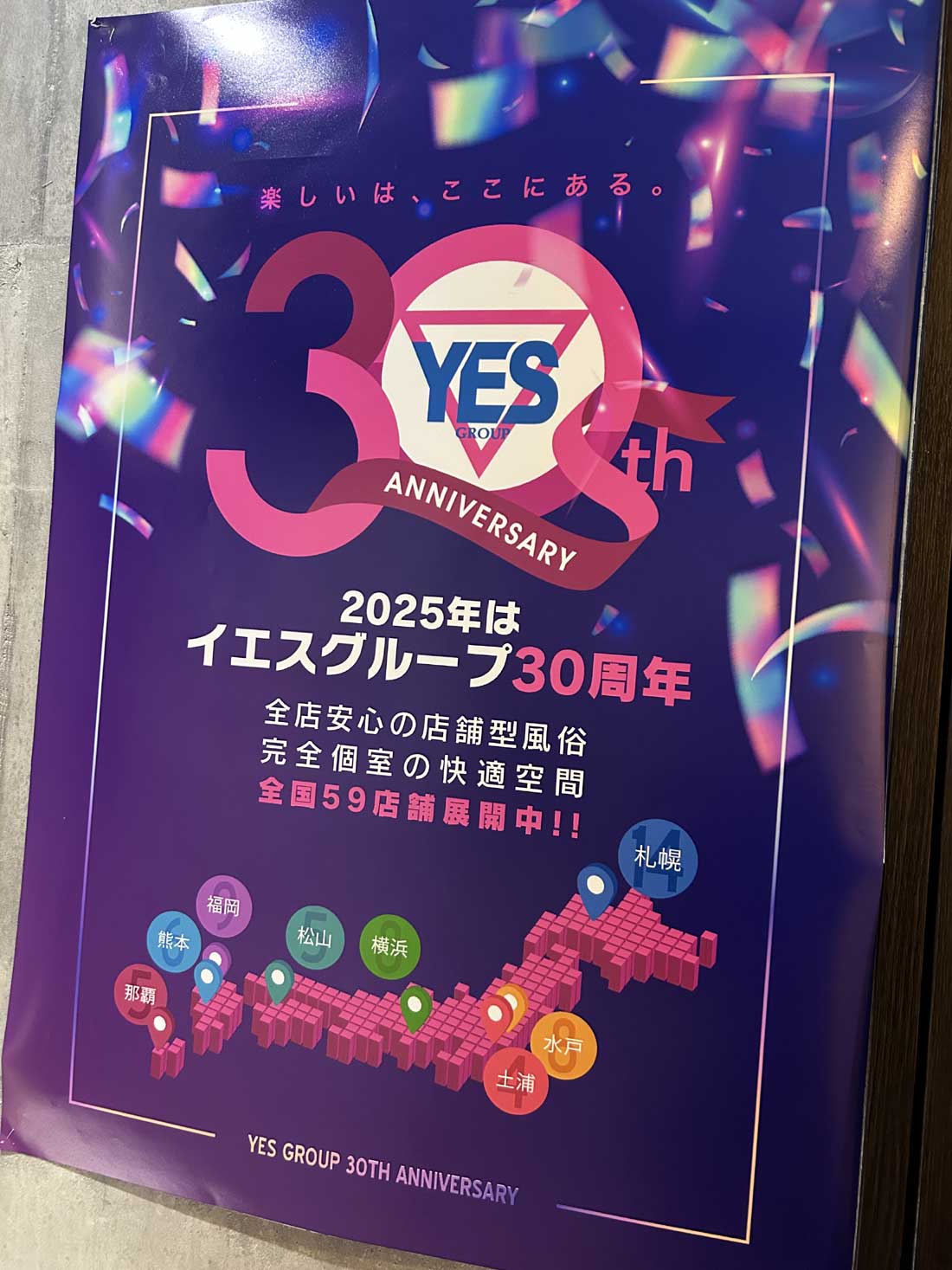 YESグループは今年で30周年