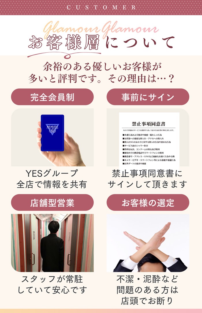 お客様層について