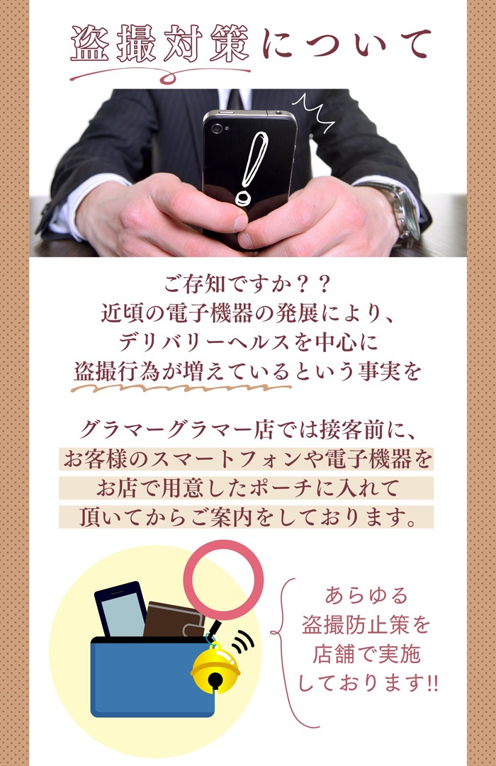 盗撮対策について
