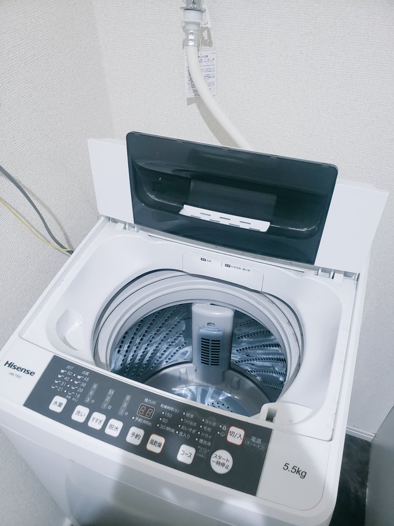 洗濯機あります！