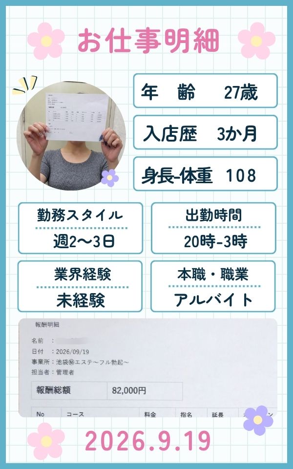お給料公開！