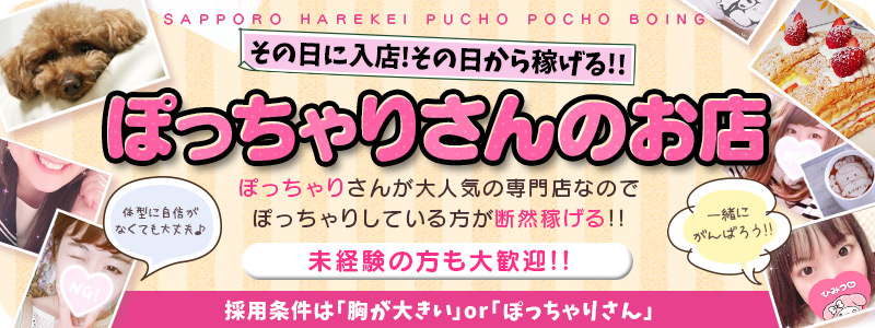 ぷっちょぽっちょボーイング（札幌ハレ系）の即日体入求人