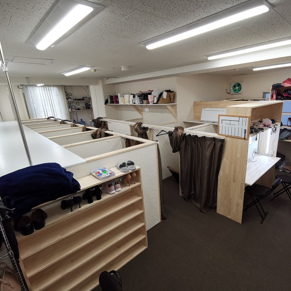 充分な数の個室をご用意しているので、休みたいときに休めます！
