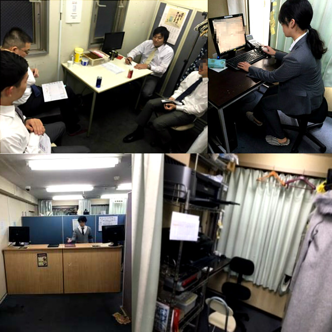 スタッフさんたちはこんな感じの普通のオフィスで業務に励みます！